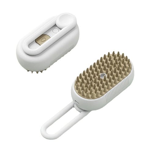 Steamy Cat Brush 3 in 1 Electric Anti - splashing Cat Brush with Steam - Shiptora